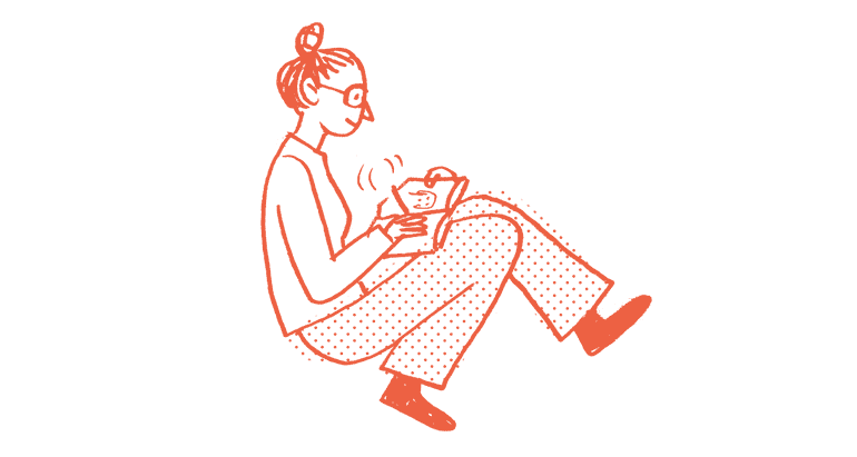 girl drawing on her sketchbook