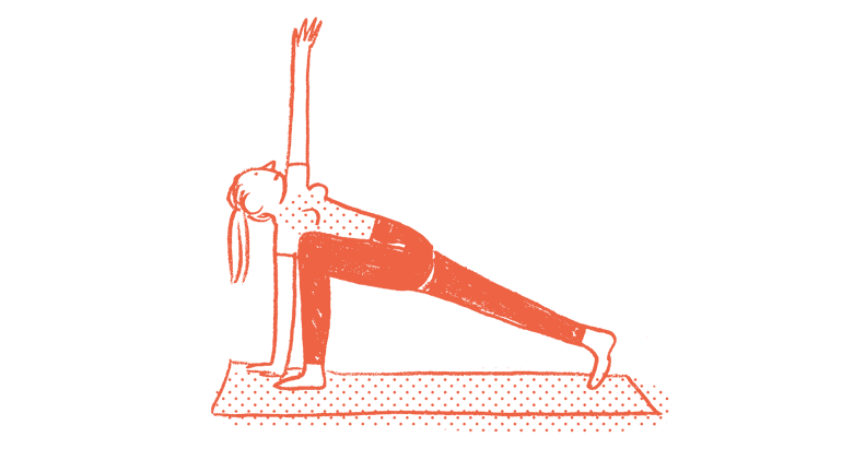 girl doing yoga